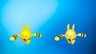 Regular and shiny Elekid (Image via TPC)